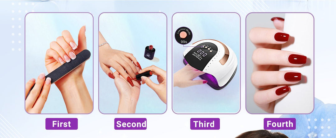 268W UV LED Nail Lamp for Gel Polish - 4 Timers UV Nail Lamp Professional Nail Light - 57Pcs Lamp Beads and Automatic Sensor - NailSupply.com