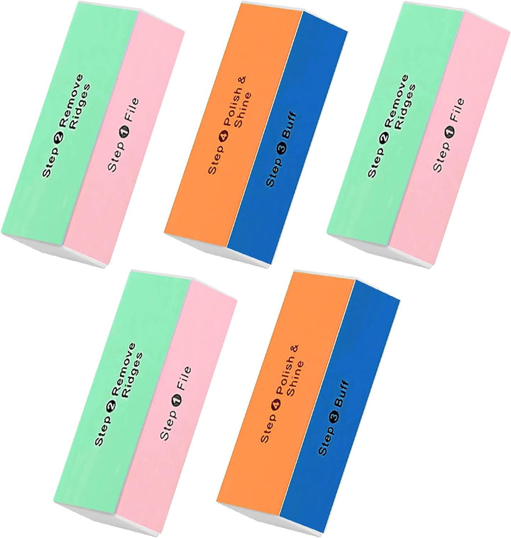 4 Way Shiny Block - 4 Step Buffing Block Shine Nail Buffer - NailSupply.com