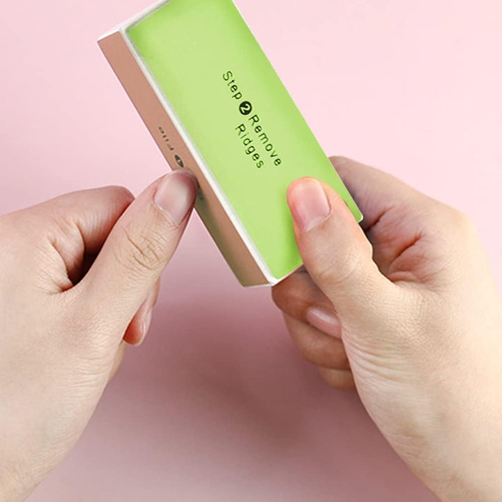 4 Way Shiny Block - 4 Step Buffing Block Shine Nail Buffer - NailSupply.com