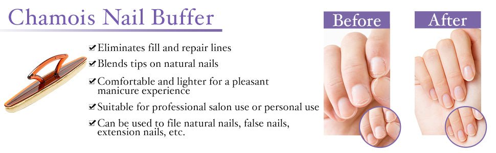 Chamois Buffer And Buffing Cream - 1.75 Oz. Set - NailSupply.com