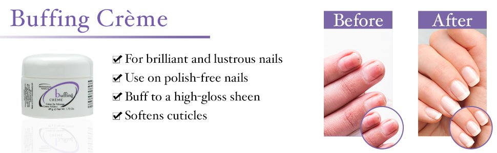 Chamois Buffer And Buffing Cream - 1.75 Oz. Set - NailSupply.com