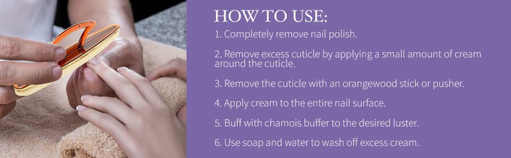 Chamois Buffer And Buffing Cream - 1.75 Oz. Set - NailSupply.com