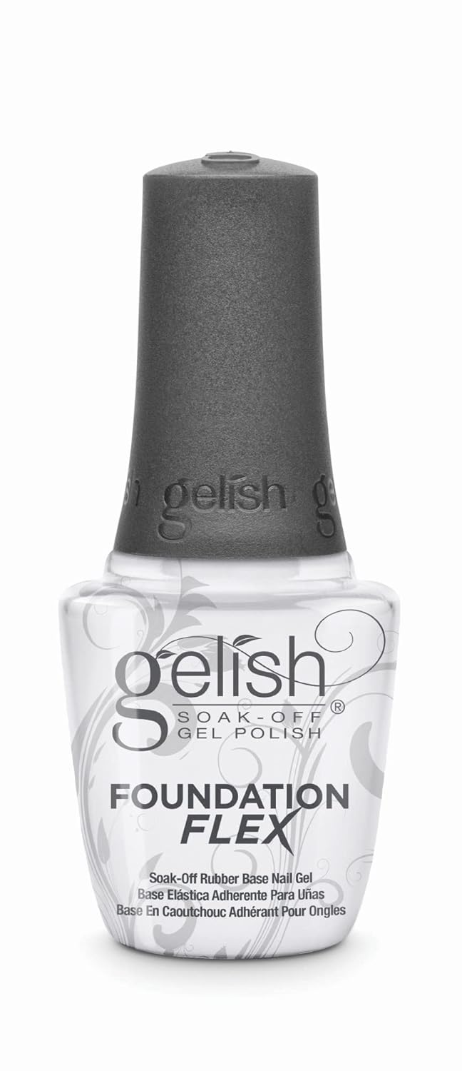 Gelish Foundation Flex Gel Nail Polish, Base Coat For Nails, Neutral Nail Polish Colors, 0.5 ounce Clear - NailSupply.com