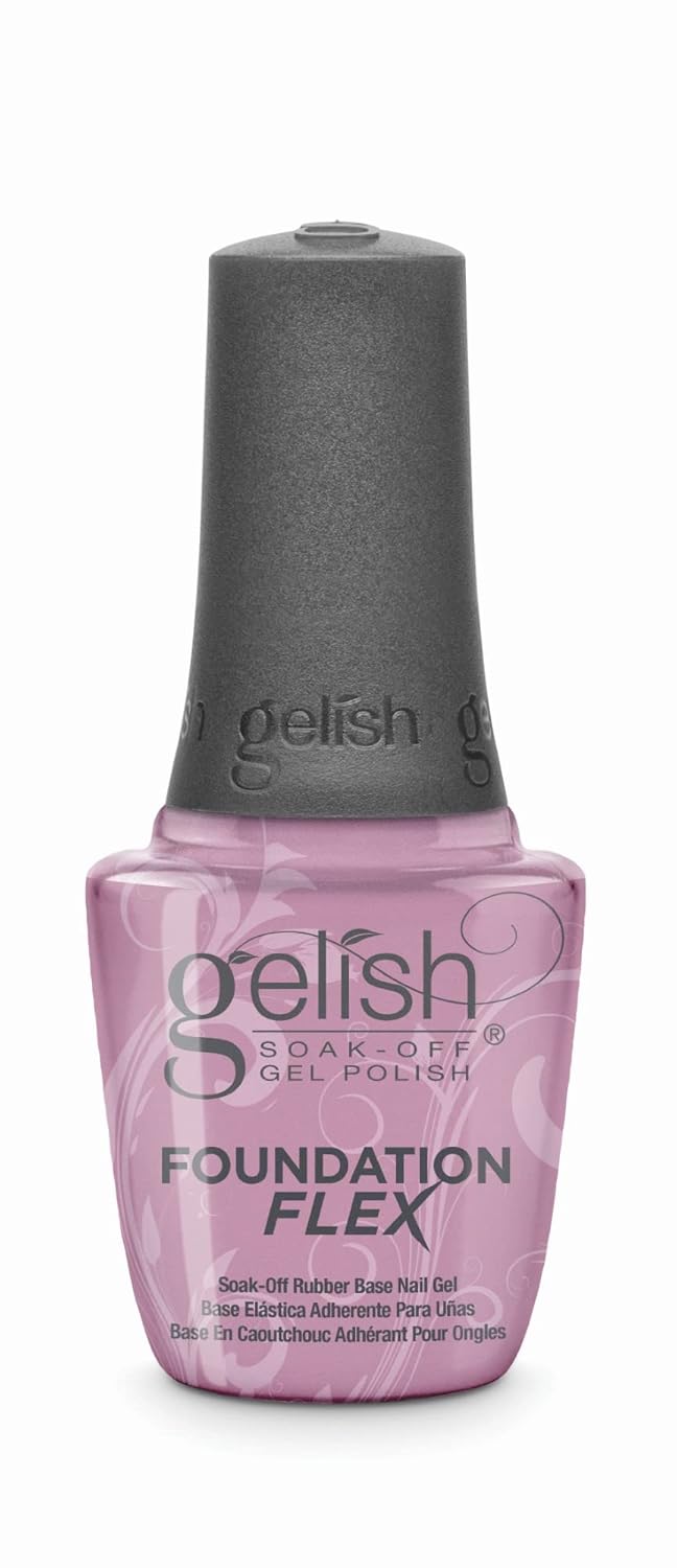 Gelish Foundation Flex Gel Nail Polish, Base Coat For Nails, Neutral Nail Polish Colors, 0.5 ounce Light Pink - NailSupply.com
