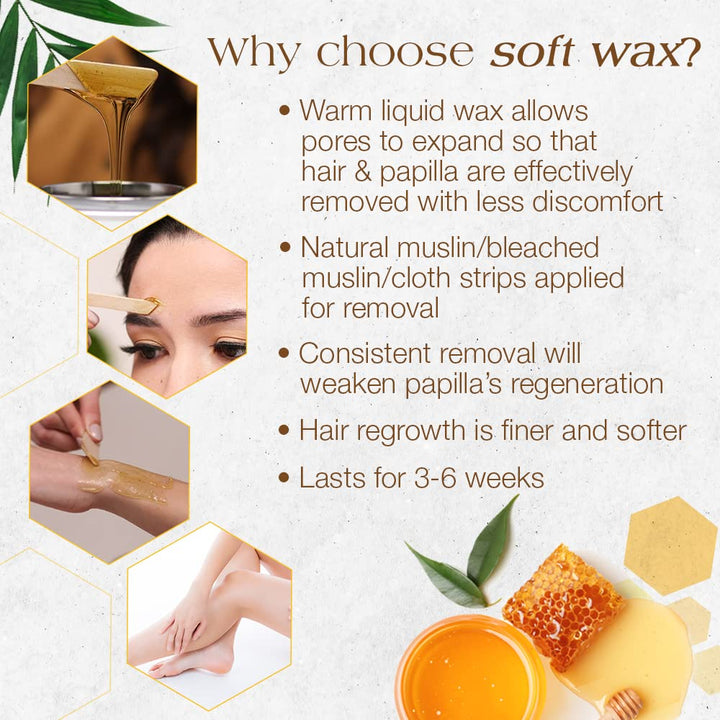 GiGi All Purpose Honee Hair Removal Soft Wax - All Skin and Hair Types - 14 oz - NailSupply.com
