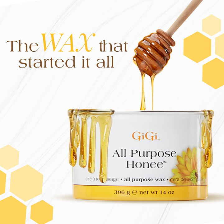 GiGi All Purpose Honee Hair Removal Soft Wax - All Skin and Hair Types - 14 oz - NailSupply.com