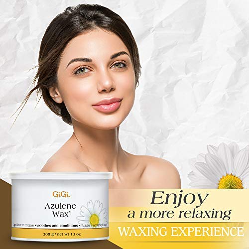 GiGi Azulene Hair Removal Wax - Whole Body Soft Wax - Soothes and Conditions - 14 oz - NailSupply.com