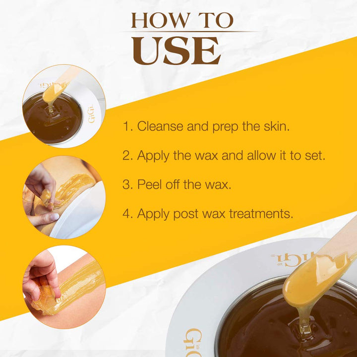 GiGi Brazilian Body Hard Wax - Smooth and Soft Bikini - Suitable for Sensitive Skin - 14 oz - NailSupply.com