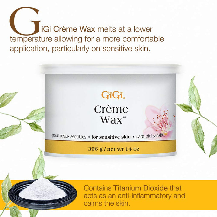 GiGi Creme Hair Removal Soft Wax - Extra Sensitive Skin - 14 oz - NailSupply.com