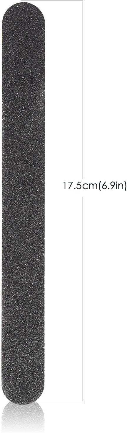 Nail File 100/180 Grit Emery Board Filer for Acrylic and Natural Fingernail - 57 Pack - NailSupply.com