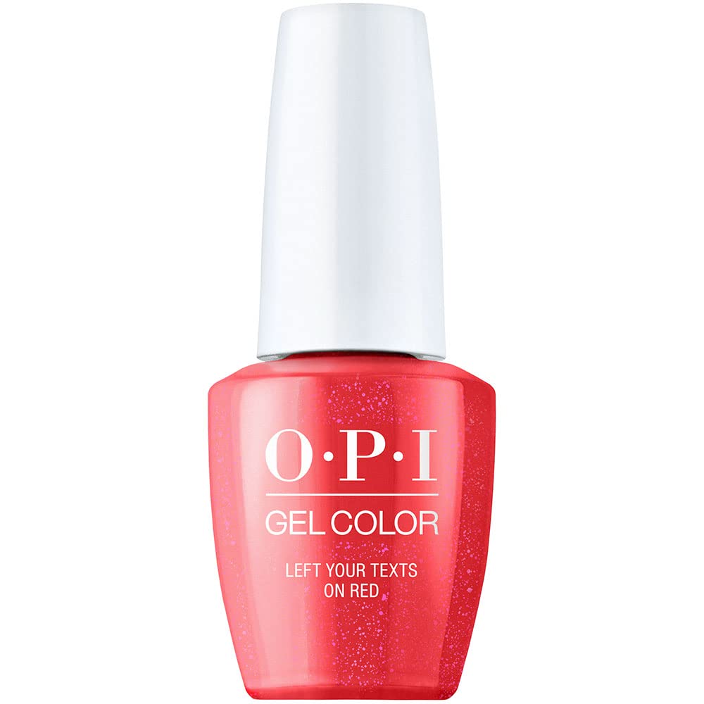 OPI Gel Color, I Meta My Soulmate, Pink Gel Nail Polish, me myself Spring ‘23 Collection, 0.5 fl oz. Left Your Texts on Red - NailSupply.com
