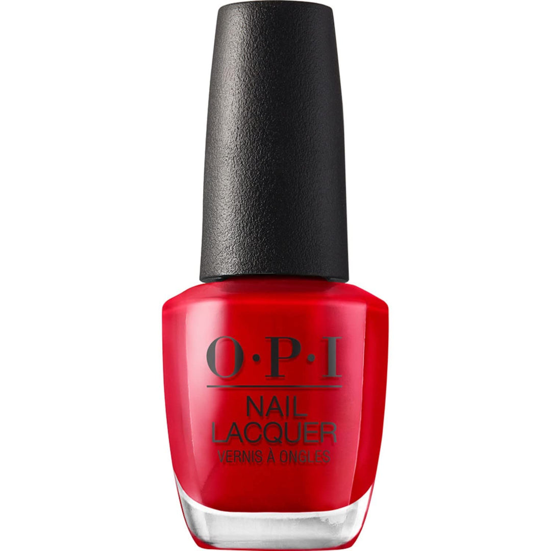 OPI Nail Lacquer, Big Apple Red, Red Nail Polish, 0.5 fl oz - NailSupply.com