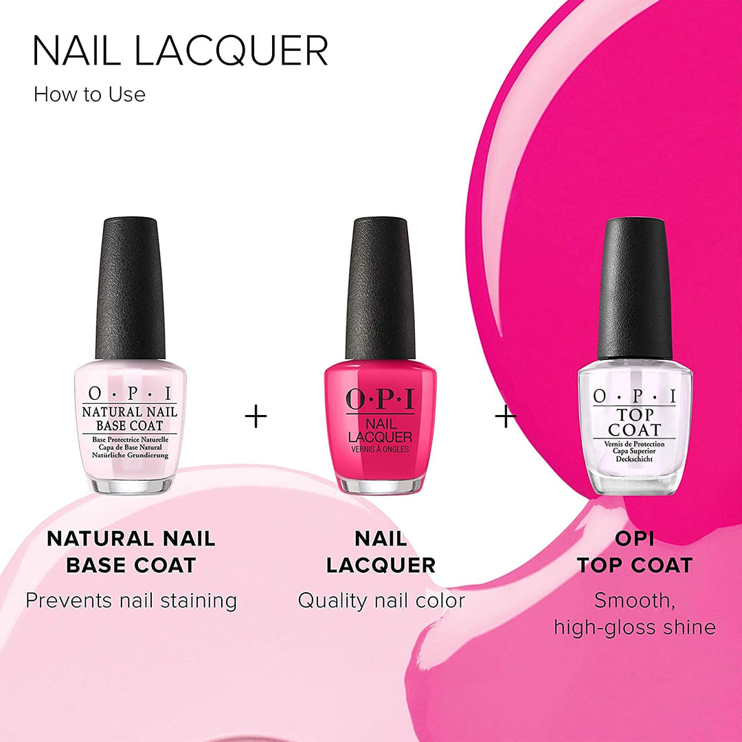 OPI Nail Lacquer, Data Peach, Pink Nail Polish, me myself Spring ‘23 Collection, 0.5 fl oz. - NailSupply.com