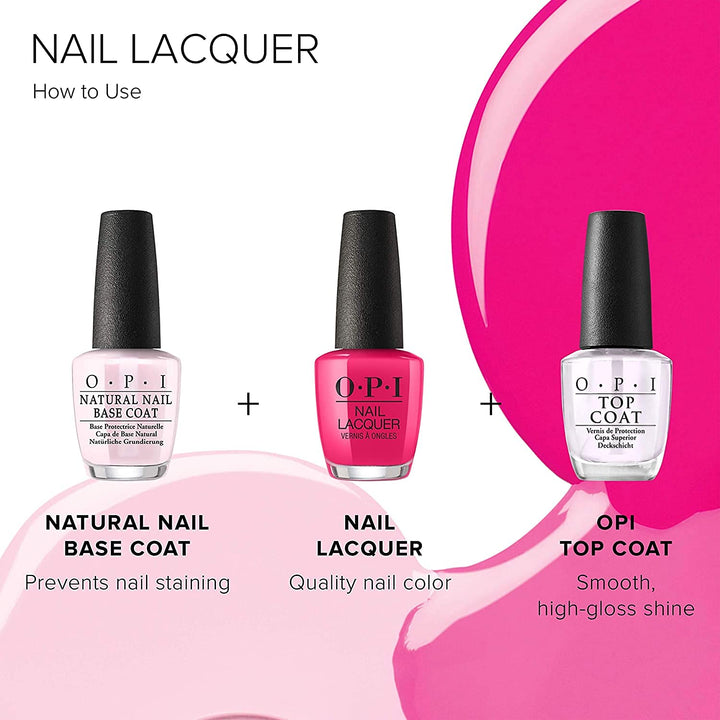 OPI Nail Lacquer, Data Peach, Pink Nail Polish, me myself Spring ‘23 Collection, 0.5 fl oz. - NailSupply.com