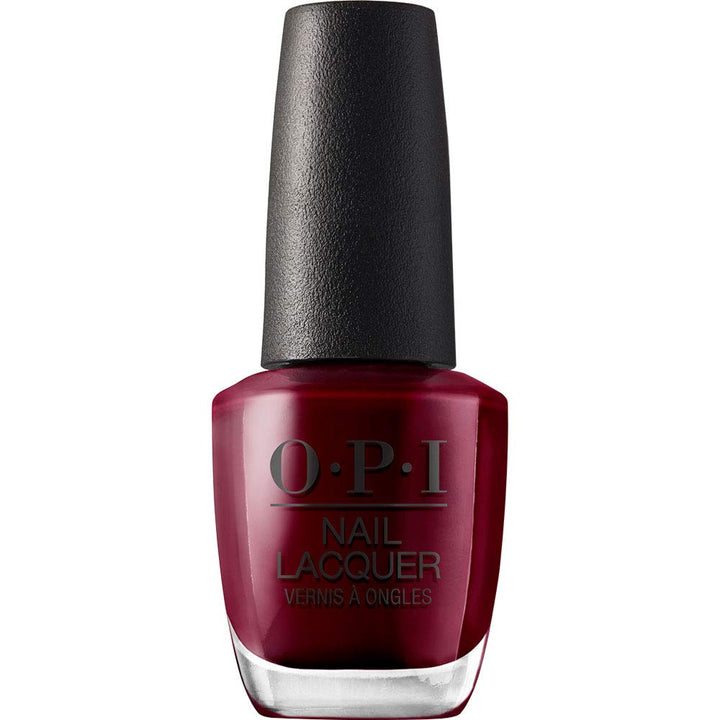 OPI Nail Lacquer, Malaga Wine, Red Nail Polish, 0.5 fl oz - NailSupply.com